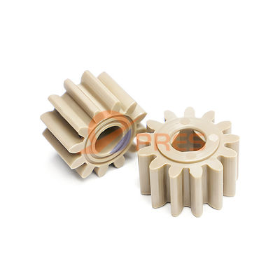 Low friction coefficient wear resistance custom Peek gear