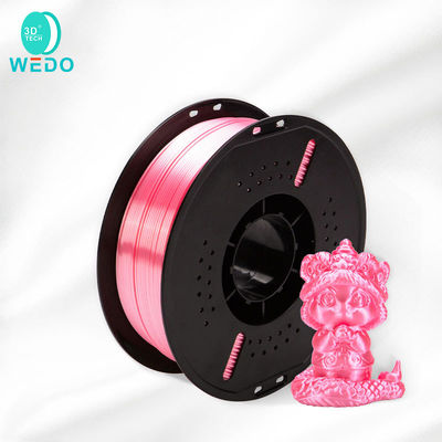 Good price 1.75mm Silk Single Color PLA 3D Printing Filaments Durable Long-Lasting online
